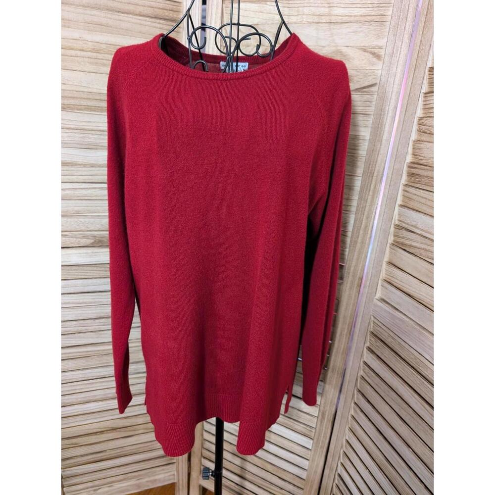 SWEET ROMEO Women's Red comfy sweater Large